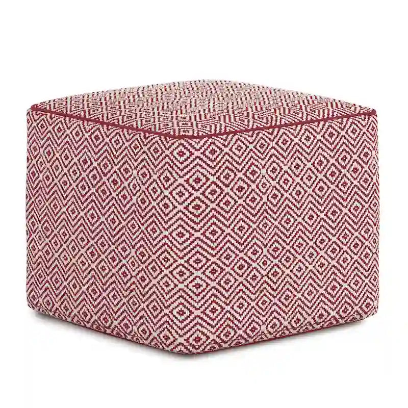 Böhmischer quadratischer Pouf