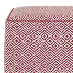 Böhmischer quadratischer Pouf