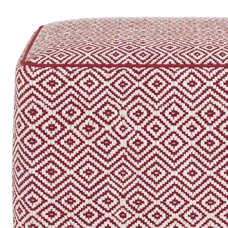 Böhmischer quadratischer Pouf