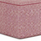 Böhmischer quadratischer Pouf