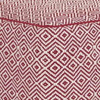 Böhmischer quadratischer Pouf