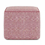 Böhmischer quadratischer Pouf
