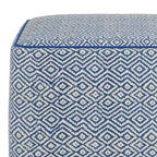 Böhmischer quadratischer Pouf
