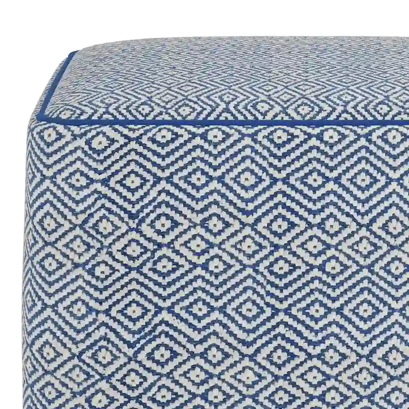 Böhmischer quadratischer Pouf
