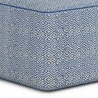 Böhmischer quadratischer Pouf