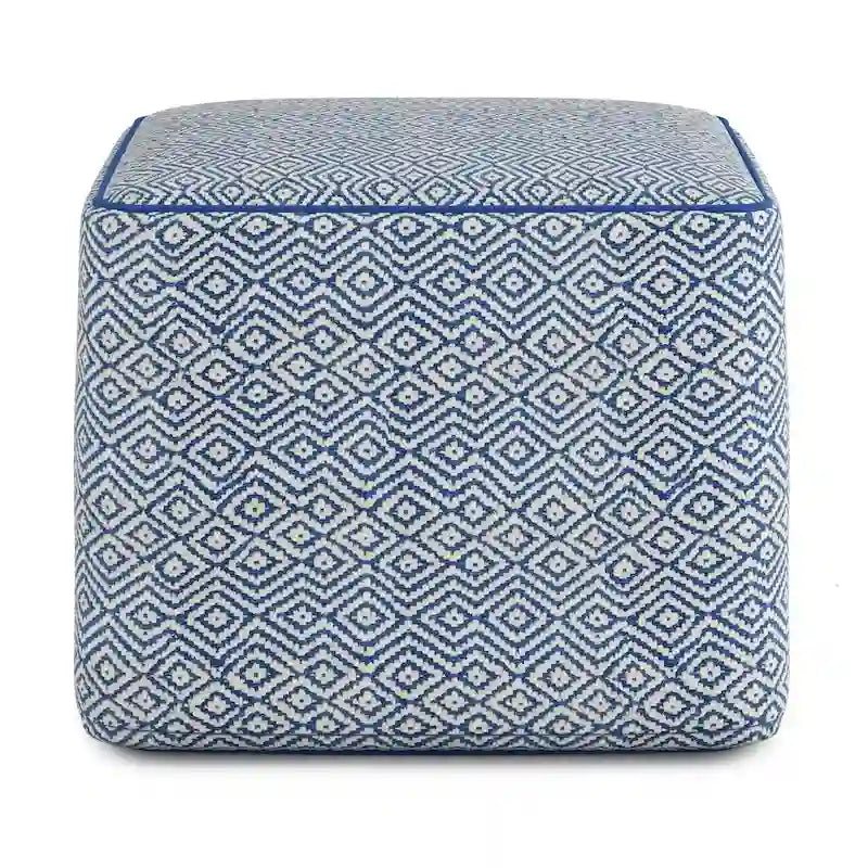 Böhmischer quadratischer Pouf