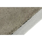 43 Grauer Beton-Couchtisch Modern Square – 12 H x 43 B x 43 T