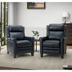 32.48" Wide Leather Manual Recliner Set of 2