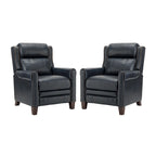 32.48" Wide Leather Manual Recliner Set of 2