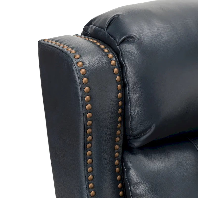 32.48" Wide Leather Manual Recliner Set of 2