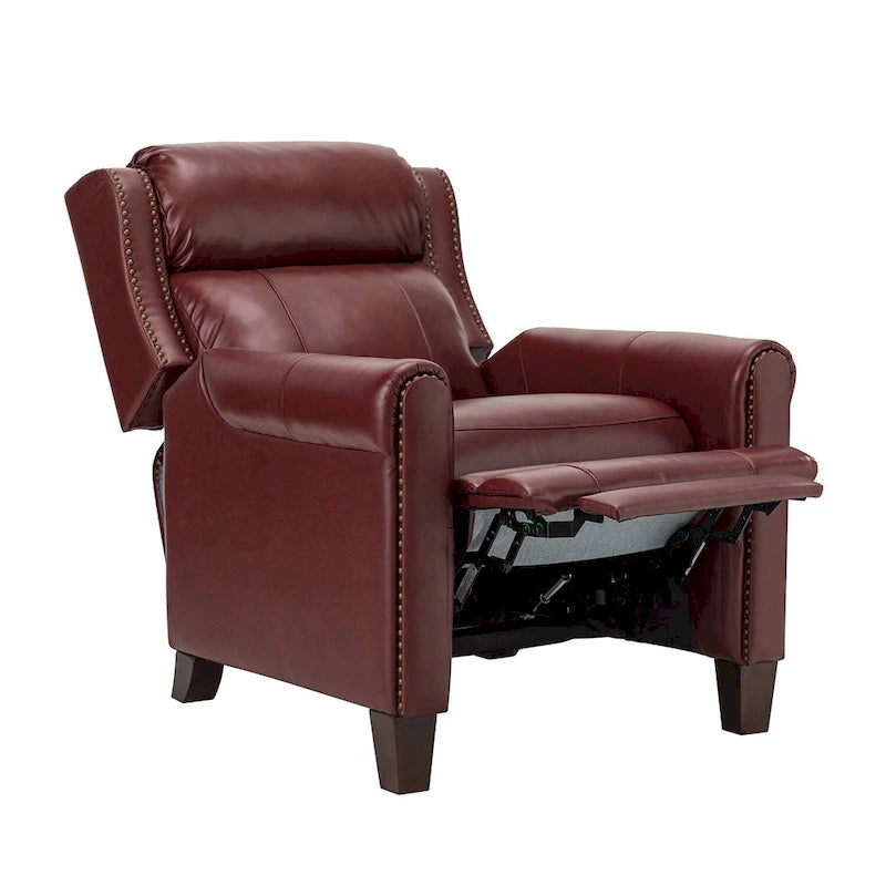 32.48" Wide Leather Manual Recliner Set of 2