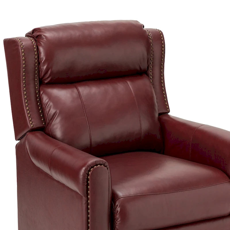 32.48" Wide Leather Manual Recliner Set of 2