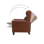 32.48" Wide Leather Manual Recliner Set of 2
