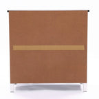 Weißer MDF-Holz 2-türiger Badezimmerschrank mit verstellbarem Regal – 82 H x 80 B x 37 T cm