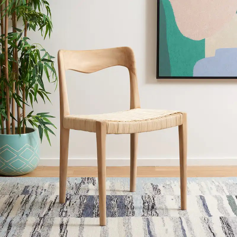 Wicker Dining Chair - 21"W x 18"D x 31"H