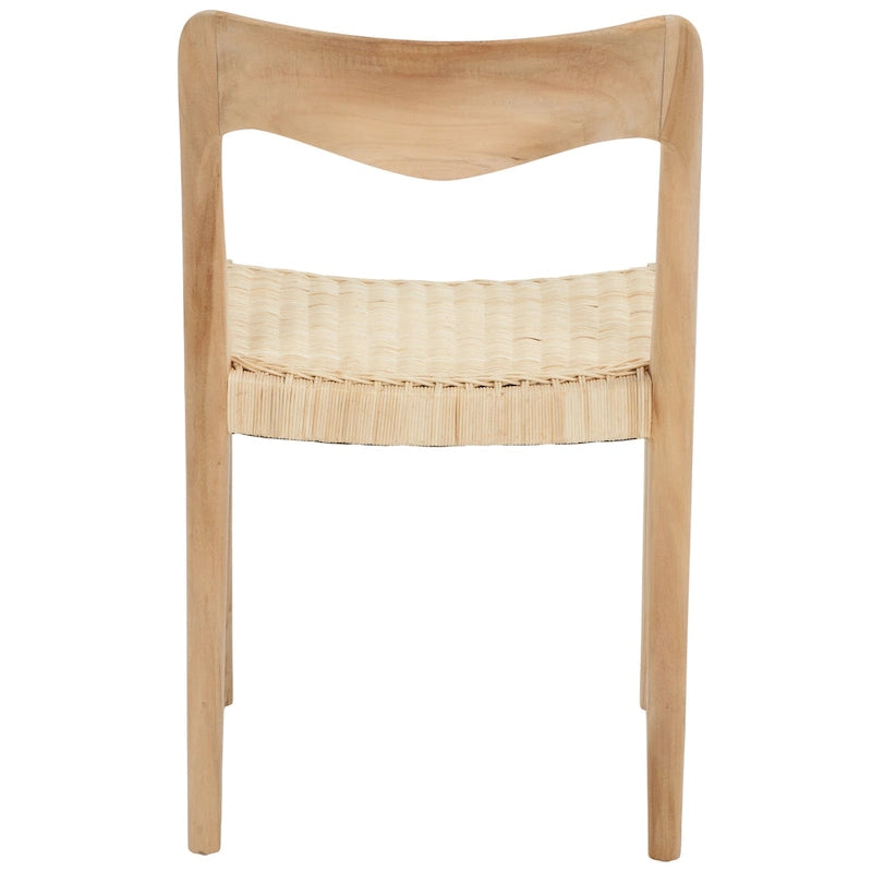 Wicker Dining Chair - 21"W x 18"D x 31"H