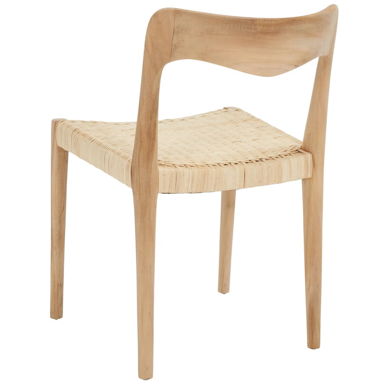 Wicker Dining Chair - 21"W x 18"D x 31"H