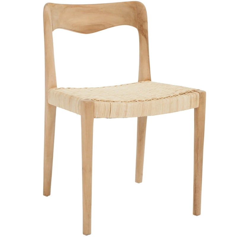 Wicker Dining Chair - 21"W x 18"D x 31"H
