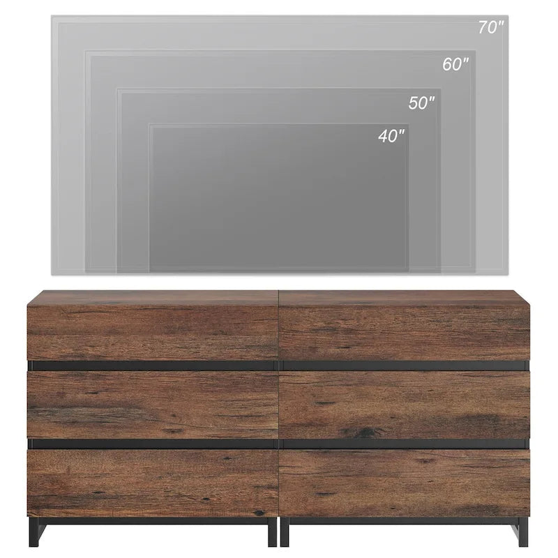 Moderner TV-Ständer für Fernseher bis 70 Zoll