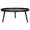 Round Tray Top Coffee Table - 35.4"W x 35.4"D x 15"H