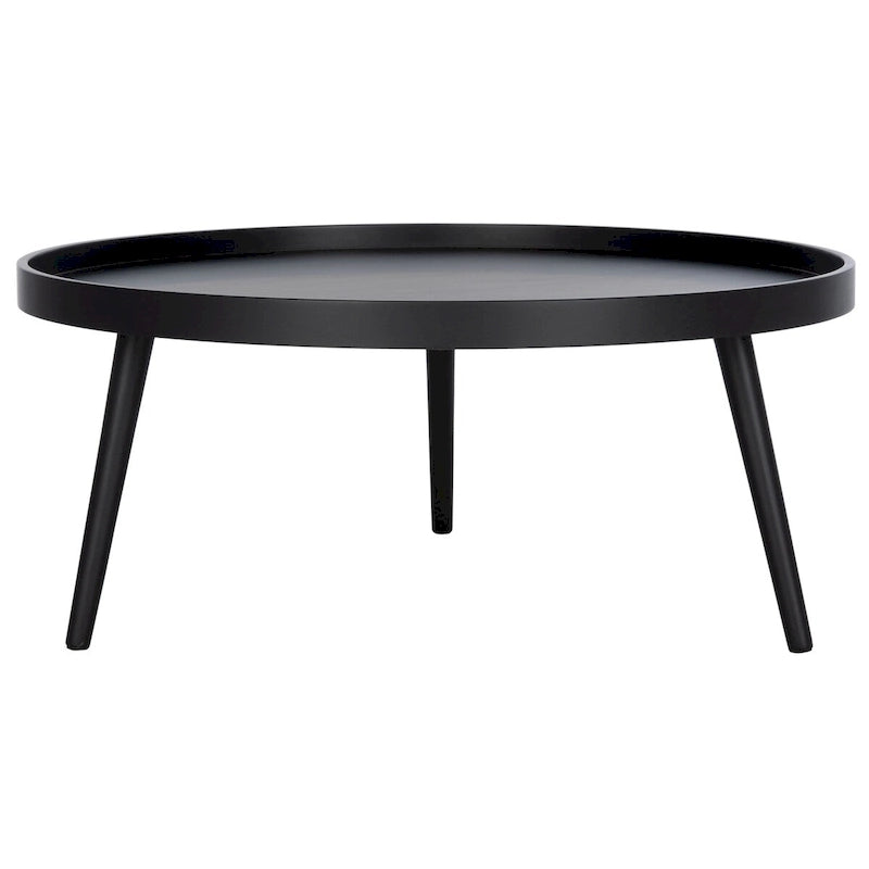 Round Tray Top Coffee Table - 35.4"W x 35.4"D x 15"H