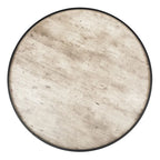 Round Tray Top Coffee Table - 35.4"W x 35.4"D x 15"H