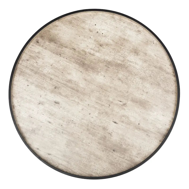Round Tray Top Coffee Table - 35.4"W x 35.4"D x 15"H