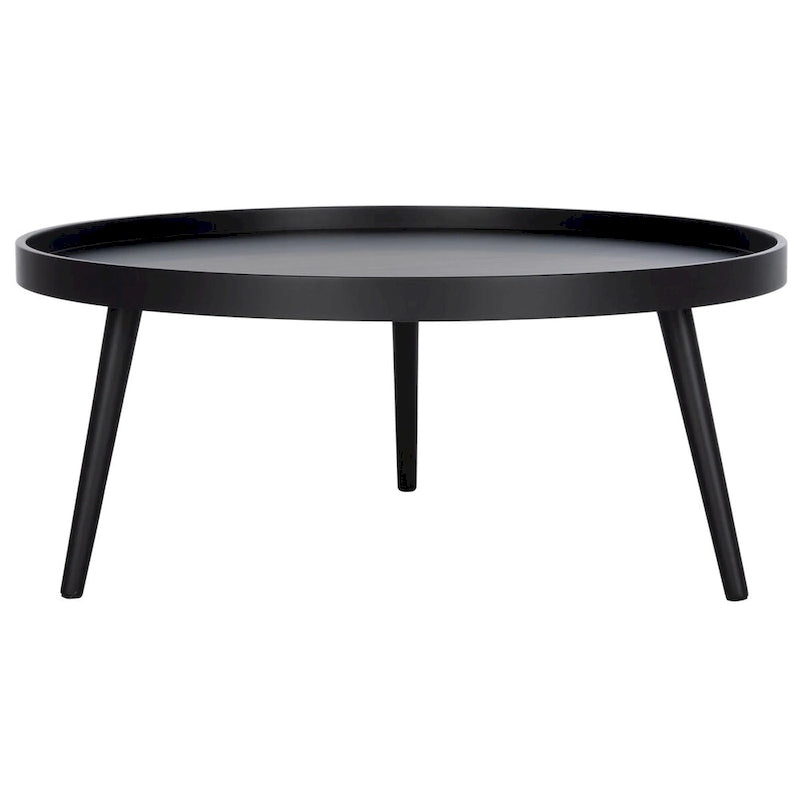 Round Tray Top Coffee Table - 35.4"W x 35.4"D x 15"H