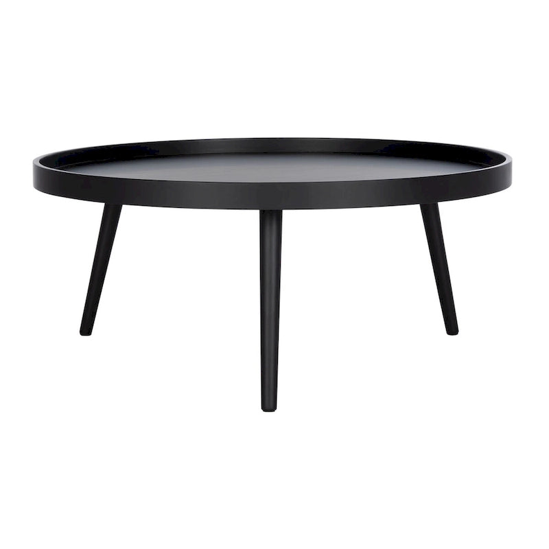 Round Tray Top Coffee Table - 35.4"W x 35.4"D x 15"H