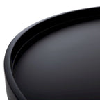 Round Tray Top Coffee Table - 35.4"W x 35.4"D x 15"H
