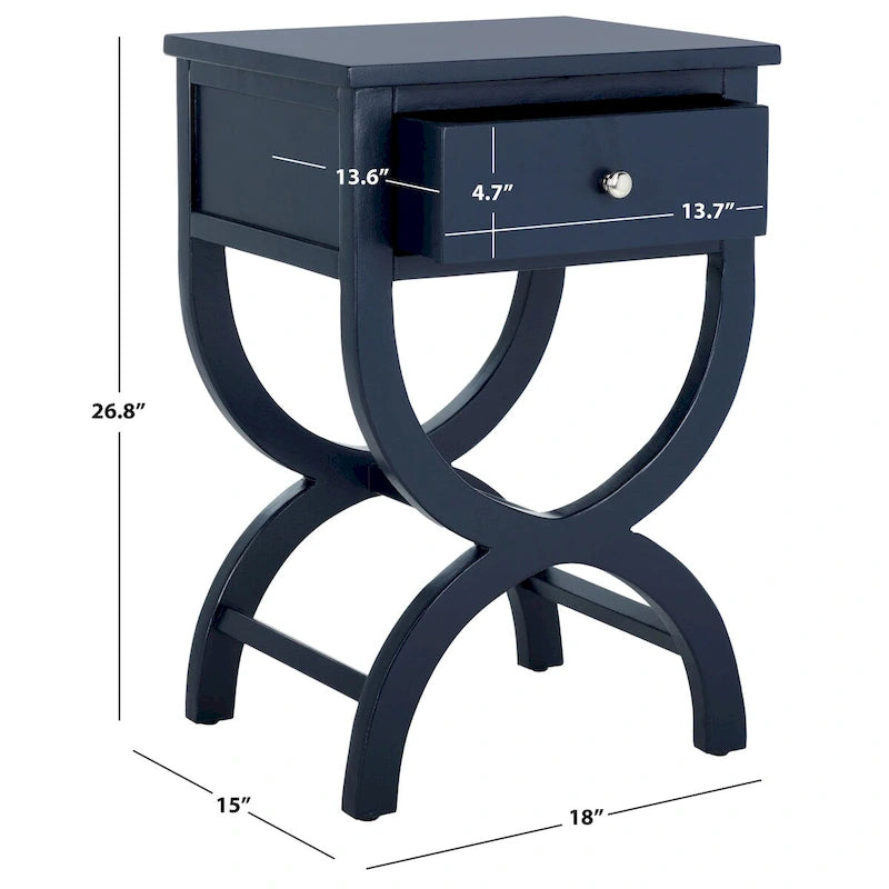 1-Drawer Accent Table Nightstand (Fully Assembled) - 18"W x 15"D x 27"H