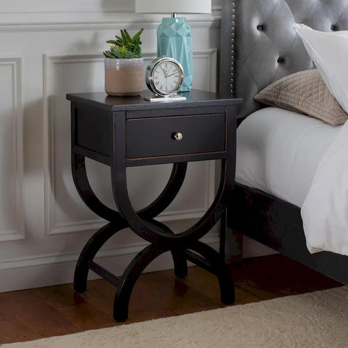 1-Drawer Accent Table Nightstand (Fully Assembled) - 18"W x 15"D x 27"H