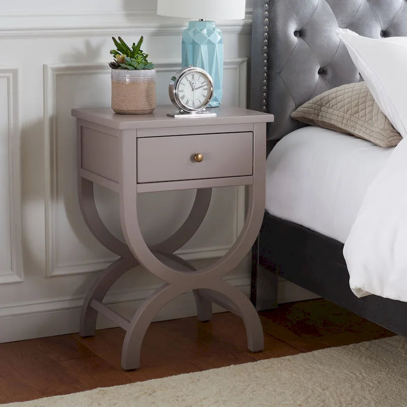 1-Drawer Accent Table Nightstand (Fully Assembled) - 18"W x 15"D x 27"H