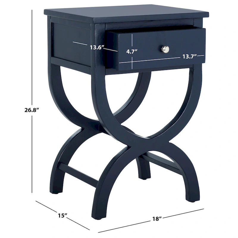 1-Drawer Accent Table Nightstand (Fully Assembled) - 18"W x 15"D x 27"H