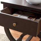 1-Drawer Accent Table Nightstand (Fully Assembled) - 18"W x 15"D x 27"H