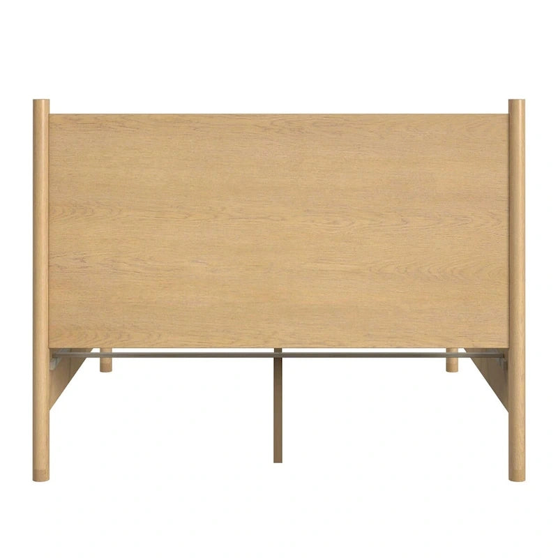 Rounded Leg Platform Bed