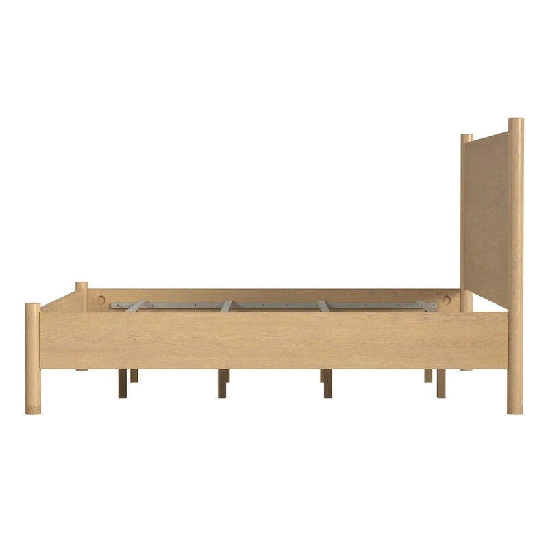 Rounded Leg Platform Bed