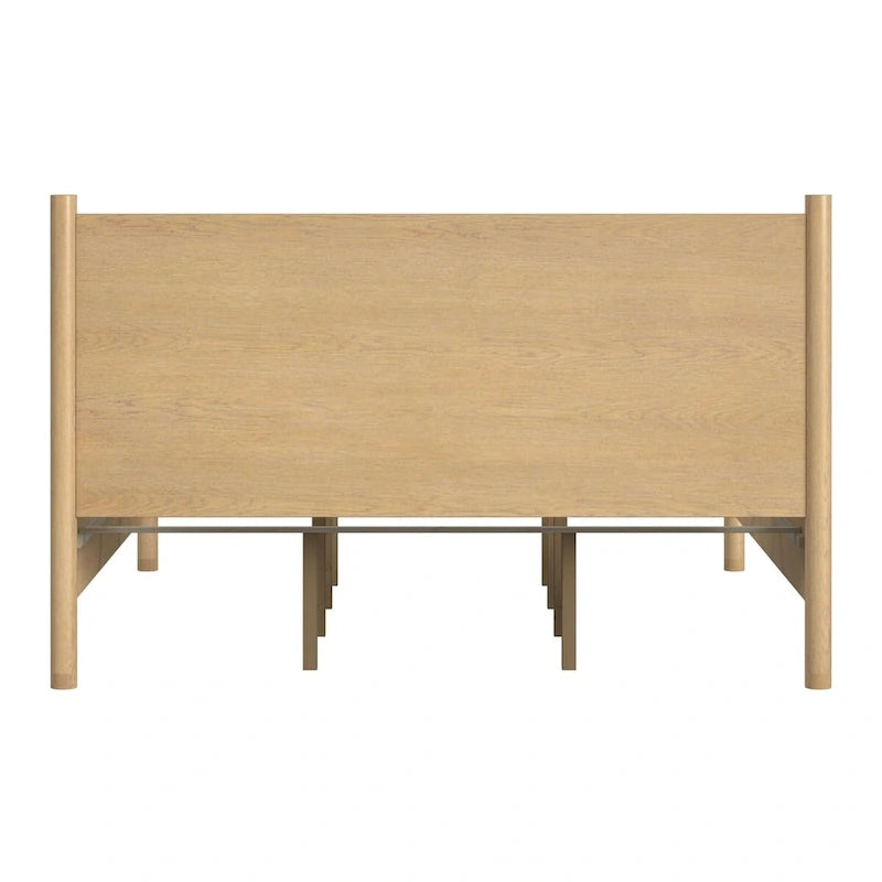 Rounded Leg Platform Bed