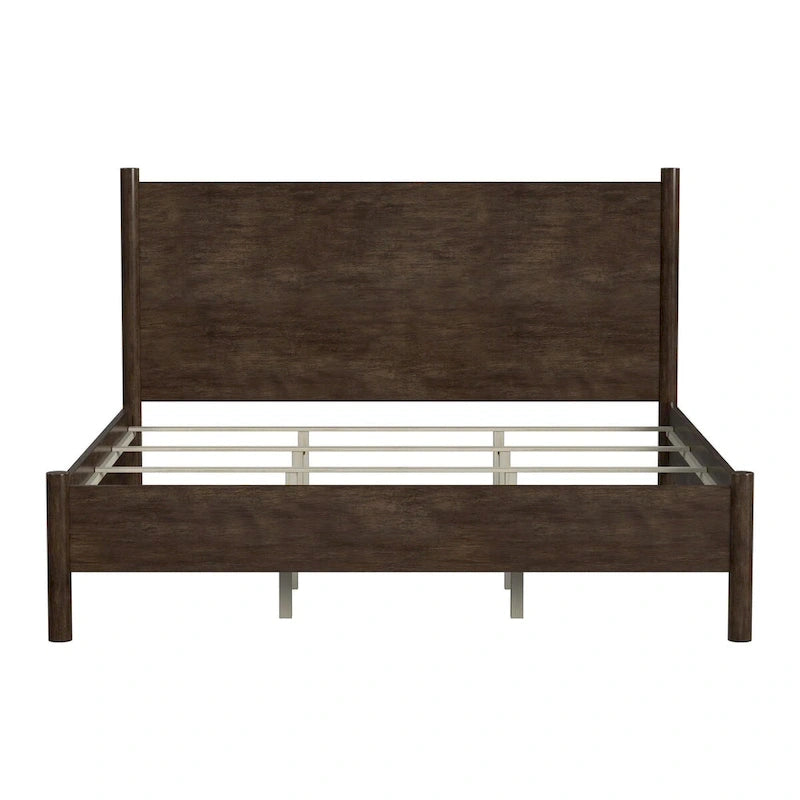 Rounded Leg Platform Bed