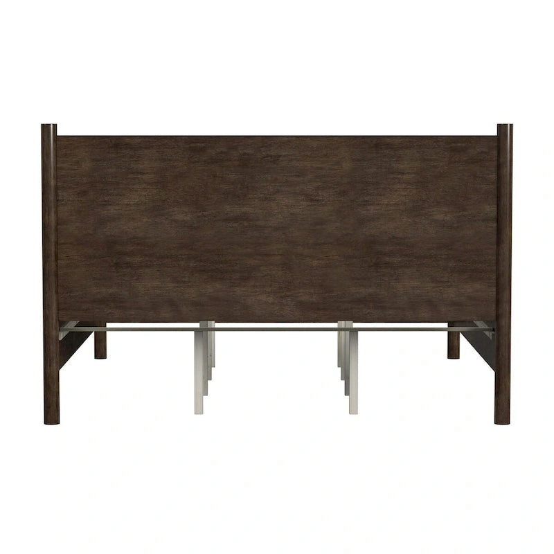 Rounded Leg Platform Bed
