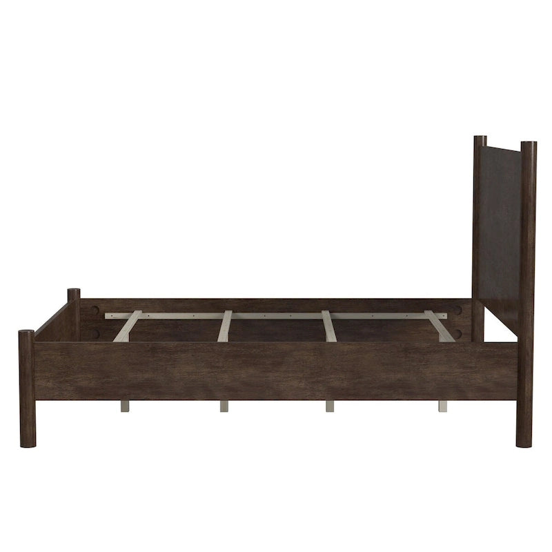 Rounded Leg Platform Bed
