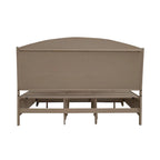 Burnished Beige Oak Panel Storage Bed - King or Queen