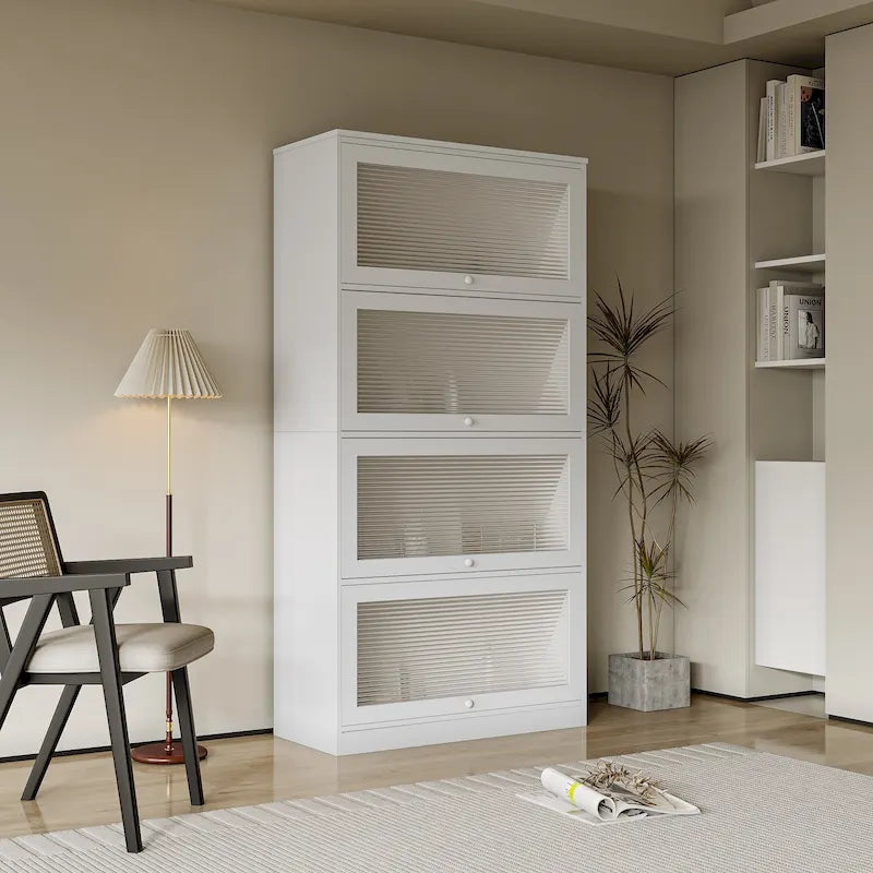 Büroschrank mit Glastüren