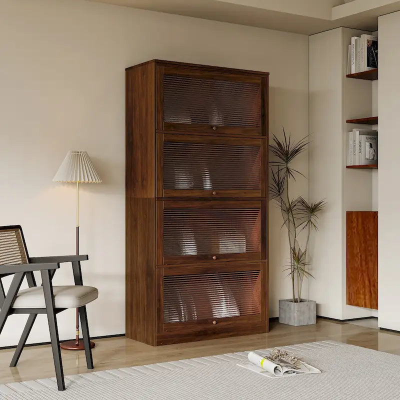 Büroschrank mit Glastüren
