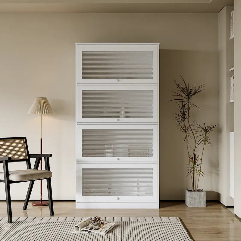 Büroschrank mit Glastüren