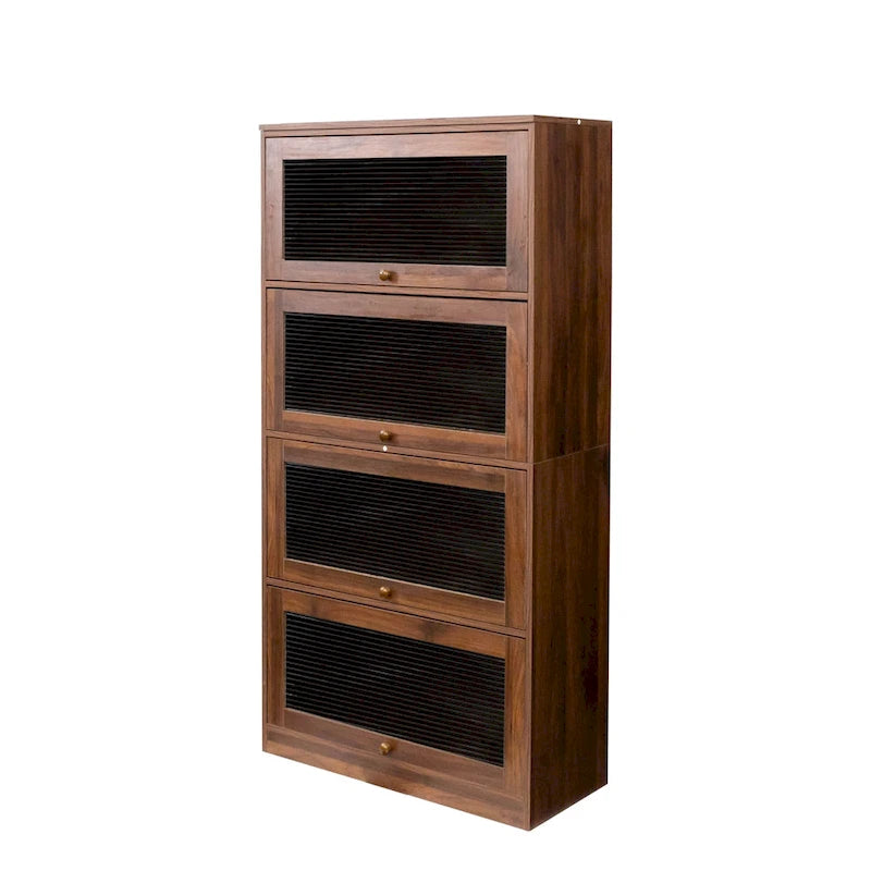 Büroschrank mit Glastüren
