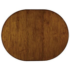 Round Pedestal Dining Table with 18" Leaf