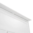 Queen Size Wall Bed with Shelves, Drawers and LED Lights