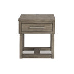 Braun/Grau Beistelltisch - 22B x 24T x 24H