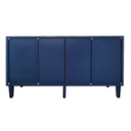 Stilvolles und funktionales Buffet-/Sideboard-Möbelstück mit geschnitztem Effekt